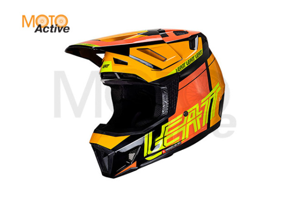 Кроссовый шлем с очками Leatt 7.5 V24 Citrus